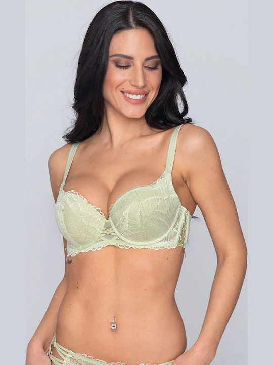 Luna Flirt Balconette Mint Σουτιέν mit leichter...