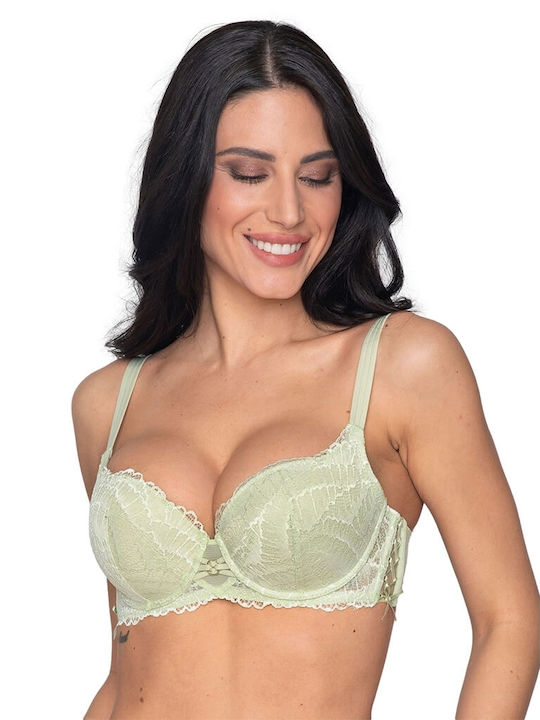 Luna Flirt Balconette Mint Σουτιέν με Ελαφριά Ε...