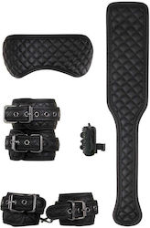 Adam & Eve Fetish Dreams Beginner Bondage BDSM Kit σε Μαύρο Χρώμα 4τμχ