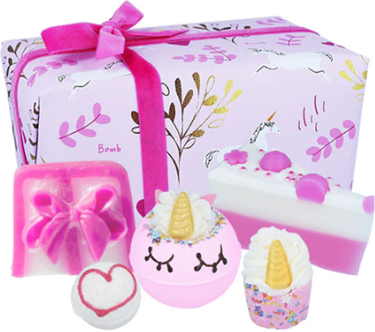 Bomb Cosmetics Unicorn Sparkle Σετ Περιποίησης για Καθαρισμό Σώματος 5τμχ