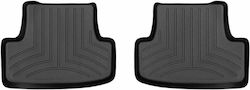 WeatherTech Covoare Auto Partea Din Spate 2 Bucăți Pentru VW T-Roc 2017 Negre