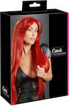 Cottelli Collection Long Straight Red Wig