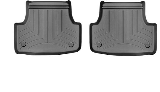 WeatherTech Πατάκια Πίσω 2τμχ για Volkswagen Golf 2012-2020 Μαύρα