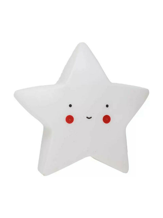 Kids Decorative Lamp Star White