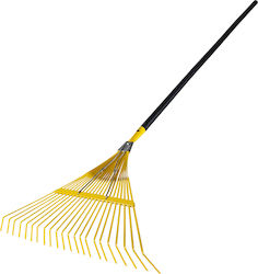 Topmaster 380804 Lawn Rake with Handle 22 Teeth