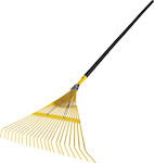 Topmaster 380804 Lawn Rake with Handle 22 Teeth