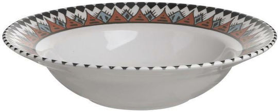 Click Plate Soup Ceramic White with Diameter 26cm 3pcs