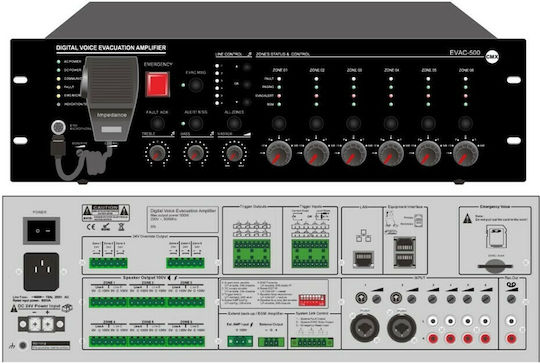 CMX Audio Κεντρική Μονάδα Συνεδριακού Συστήματος EVAC-500