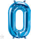 Μπαλόνι Αριθμός Φόιλ Νούμερο 0 Μπλε 41εκ