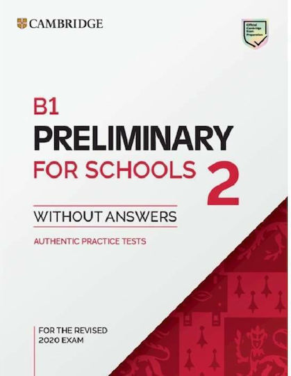 B1 Preliminary for Schools 2 Student's Book Without Answers