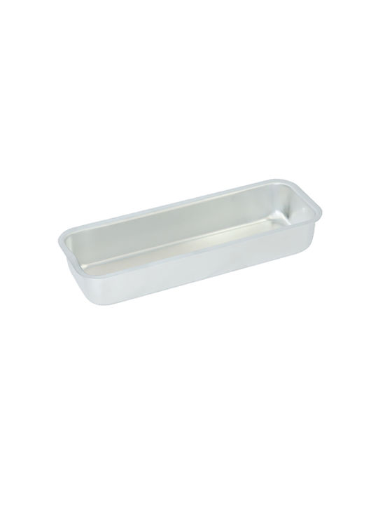 Homestyle Backform Torte Aluminium 35x9.5x7cm Silver 1cm