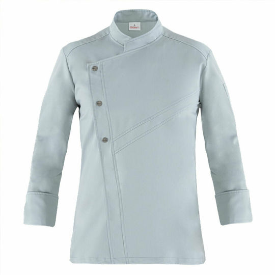 Giblor's Haina Bucătar Unisex Gri cu Mânecă lungă