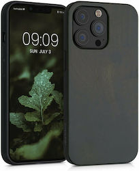 KWmobile Back Cover Ξύλινο Dark Green (iPhone 1...