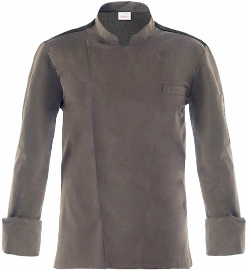 Giblor's Coat Chef Unisex Brown with Long Sleeve