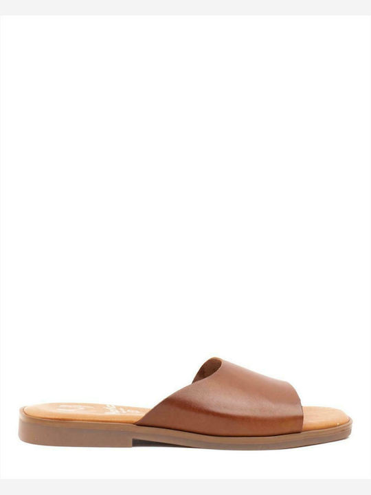 Sandale plate pentru femei MARILA 1-748-22026-24 TABAC TABAC