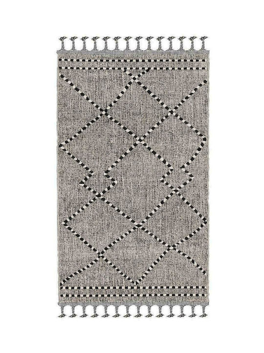 Newplan Zenith 75537Α Rug Rectangular with Fringes Gray