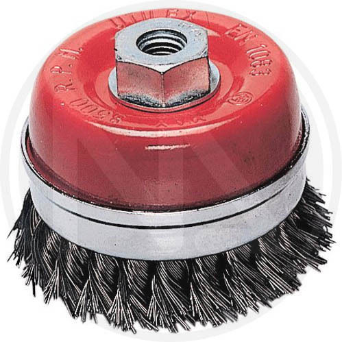 Maurer 86528 Wire Brush Bell with Bristles 125mm
