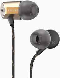 The House Of Marley Uplift 2 In-ear Handsfree με Βύσμα 3.5mm Χρυσό