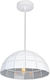 Top Light Apolo Pendant Light Single-Light for Socket E27 White