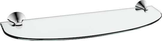Sk-70EN An der Wand montiert Badezimmerregal Glas Silber