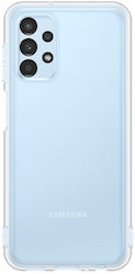 Samsung Soft Clear Cover Umschlag Rückseite Silikon Transparent (Galaxy A13 4G) EF-QA135TTEGWW