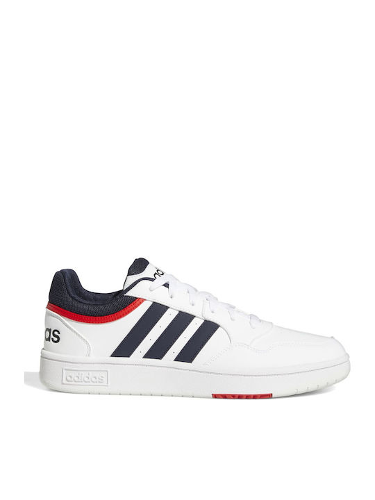 Hoops 3.0 Ανδρικά Sneakers Cloud White / Legend Ink / Vivid Red