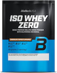 Biotech USA Iso Whey Zero With Glutamine & BCAAs Whey Protein Gluten & Lactose Free with Flavor Chocolate Toffee 25gr