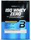 Biotech USA Iso Whey Zero With Glutamine & BCAAs Proteină din Zer Fără Gluten & Lactoză cu Aromă de Ciocolată albă 25gr