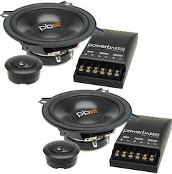 PowerBass Car Speaker Set Separate 5.25" with 50W RMS (2 Way)