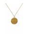 Mertzios.gr Necklace Constantine Amulet from Gold Plated Silver