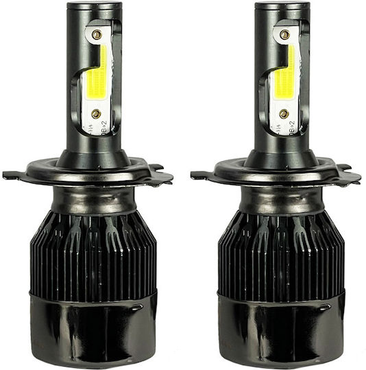 Carner Λάμπες Αυτοκινήτου H4 C12 5500lm LED 6000K Ψυχρό Λευκό 12-24V 36W 2τμχ