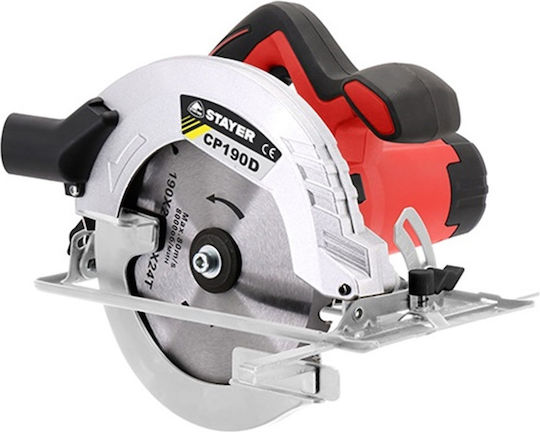 Stayer CP190D Δισκοπρίονο 1600W με Σύστημα Αναρρόφησης