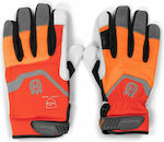 Husqvarna Safety Glofe Leather Orange