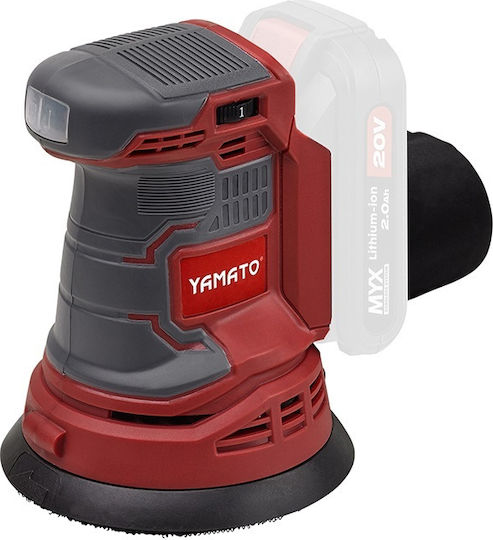 Yamato COS 20 L Solo Battery Powered Eccentric Sander 125mm Battery 20V with Speed Control and with Suction System 80162