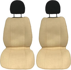 Auto Gs Комплект предни седалки за автомобил 2бр Хавлиени кърпи Super Fresh Бежов