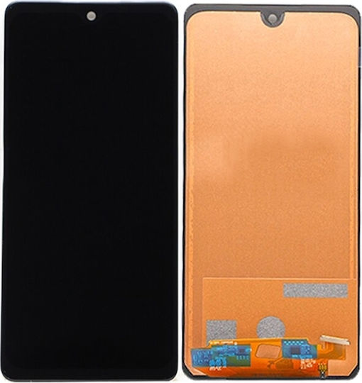 Екран OLED със Сензорен Механизъм за Галакси А52 (Черен)