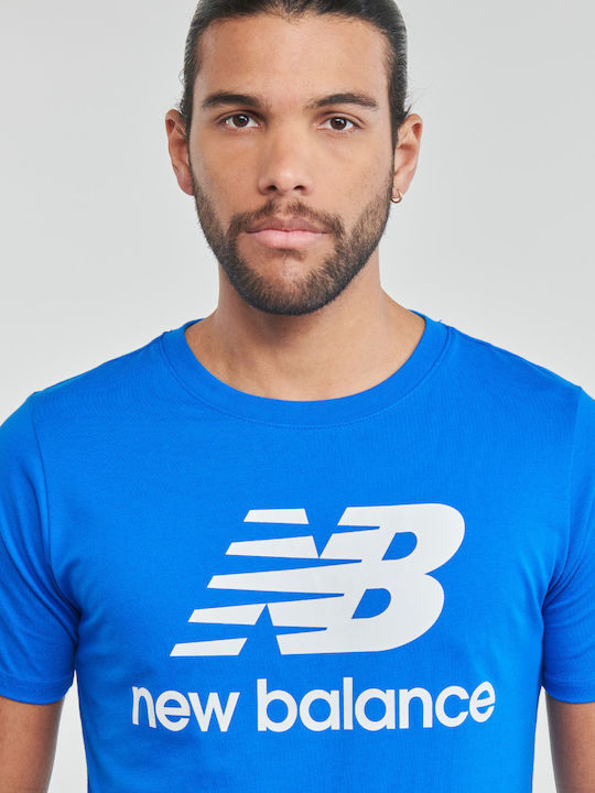 New Balance T-shirt Μπλε