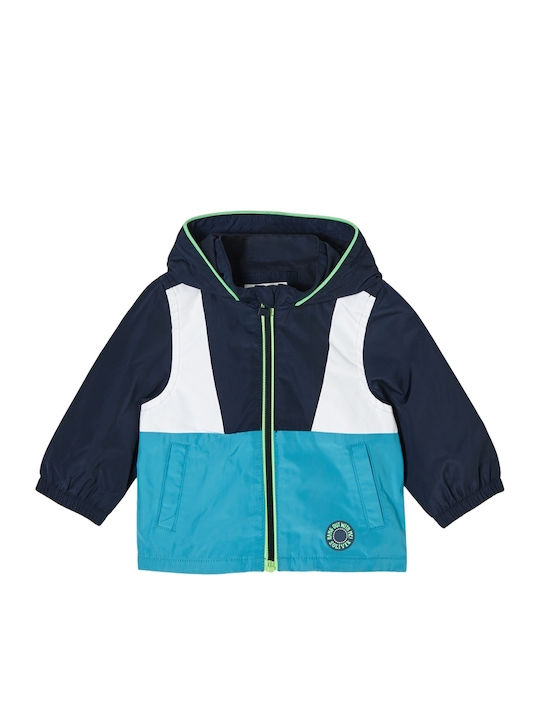 Kids' Casual Jacket Short with Hood Blue