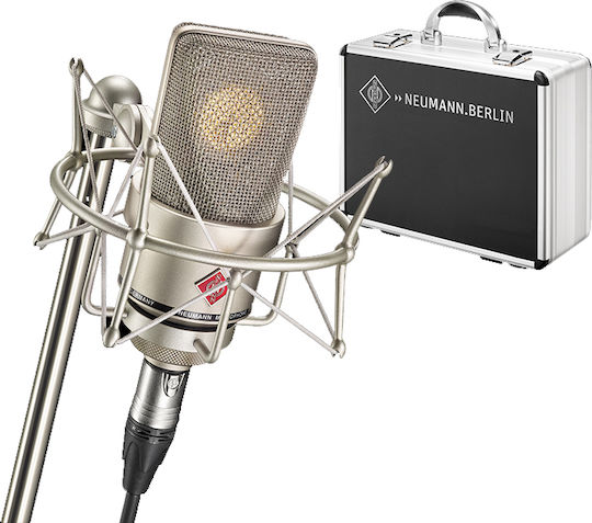Neumann TLM 103 Mono-Set Set Kondensatormikrofon XLR Stoßmontiert für Gesang in Silver Farbe