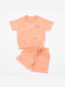 Trax Kinder Set mit Shorts Sommer 2Stück Orange