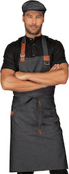 Isacco Ποδιά Barista / Bartender Ολόσωμη Μαύρη