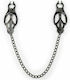 Dream Love OhMama! Dark Chain Japanese Nipple Clamps Nipple Clamps in Gray Color