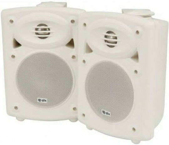 QTX Sound QR5W Ηχεία Studio Monitor 5.25" 40W (Ζεύγος) Λευκά