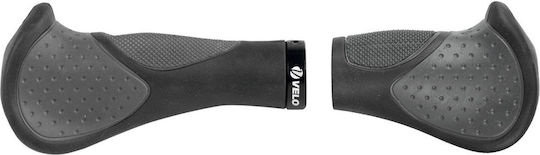 Velo Ergogel D3 BAR 410467 Anatomic Bicycle Handlebar Grips in Gray Color