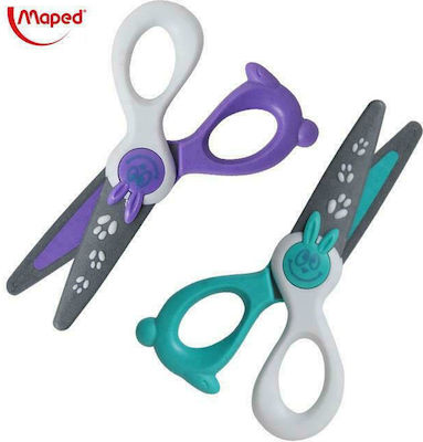 Maped Kidi Cut Kinder Schere für Handwerksarbeiten 12cm mit Kunststoff Klinge