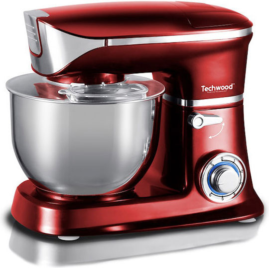 Techwood Kuzinomihană 1300W Cu Bol Inox 6.5lt Roșu
