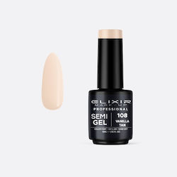 Elixir Semi Gel Хибриден Лак за Нокти 108 Vanil...