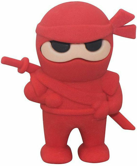 The Littlies The Littlies Pencil Eraser Ninja 646842 Various Colours Red
