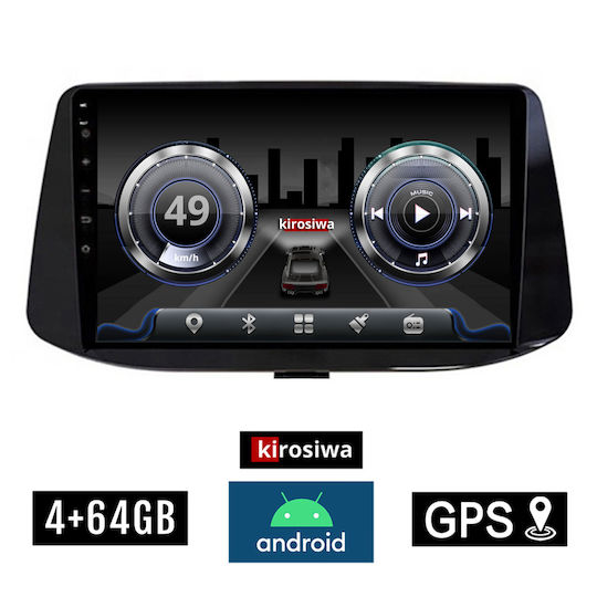 Ηχοσύστημα Αυτοκινήτου για Hyundai i30 2018+ (Bluetooth/USB/AUX/WiFi/GPS) με Οθόνη Αφής 9"