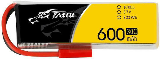 Tattu UAV Classic Baterie Li-Po 3.7V 600mAh 30C 1S Pentru Vehicul RC